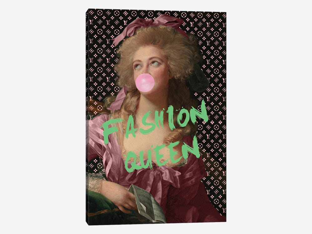 Fashion Queen - Green by Grace Digital Art Co 1-piece Canvas Art