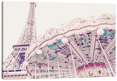 Paris Dream Canvas Art Print - Carousels