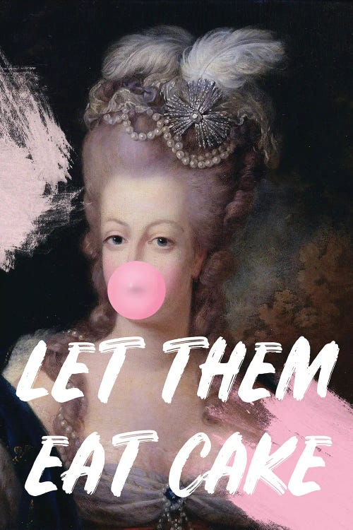 Marie Antoinette Bubble Gum by Grace Digital Art Co wall art