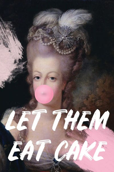 Historical Fashion: Marie Antoinette Bubble Gum by Grace Digital Art Co