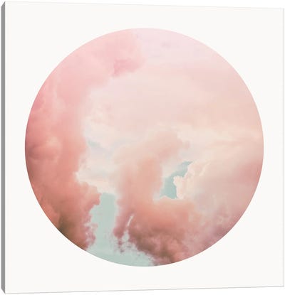 Pink Cloudscape Canvas Art Print - Grace Digital Art Co