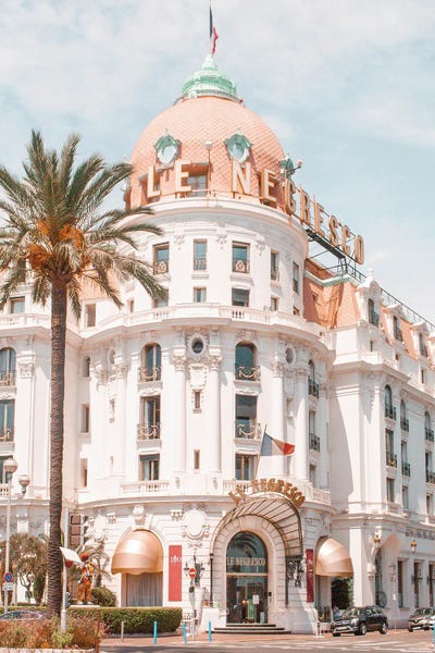 French Riviera Building by Grace Digital Art Co art print
