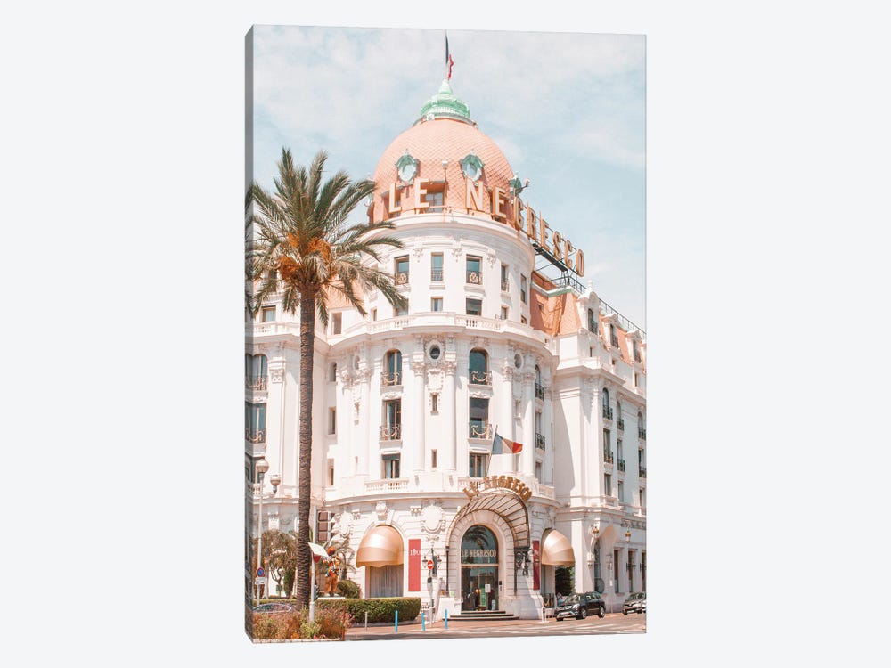 French Riviera Building by Grace Digital Art Co 1-piece Canvas Print