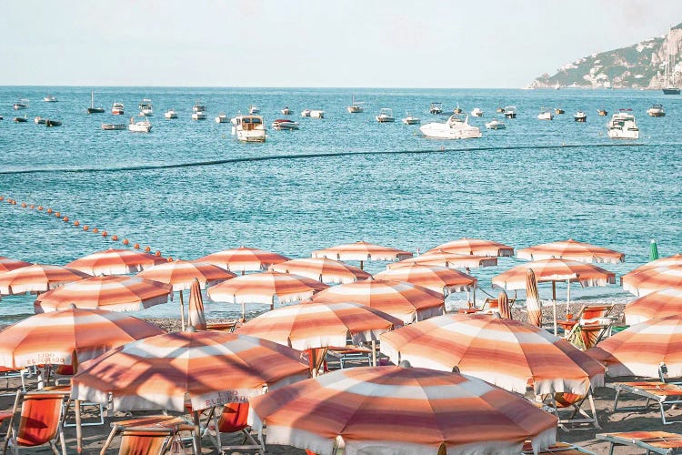 Amalfi Coast Beach Scene