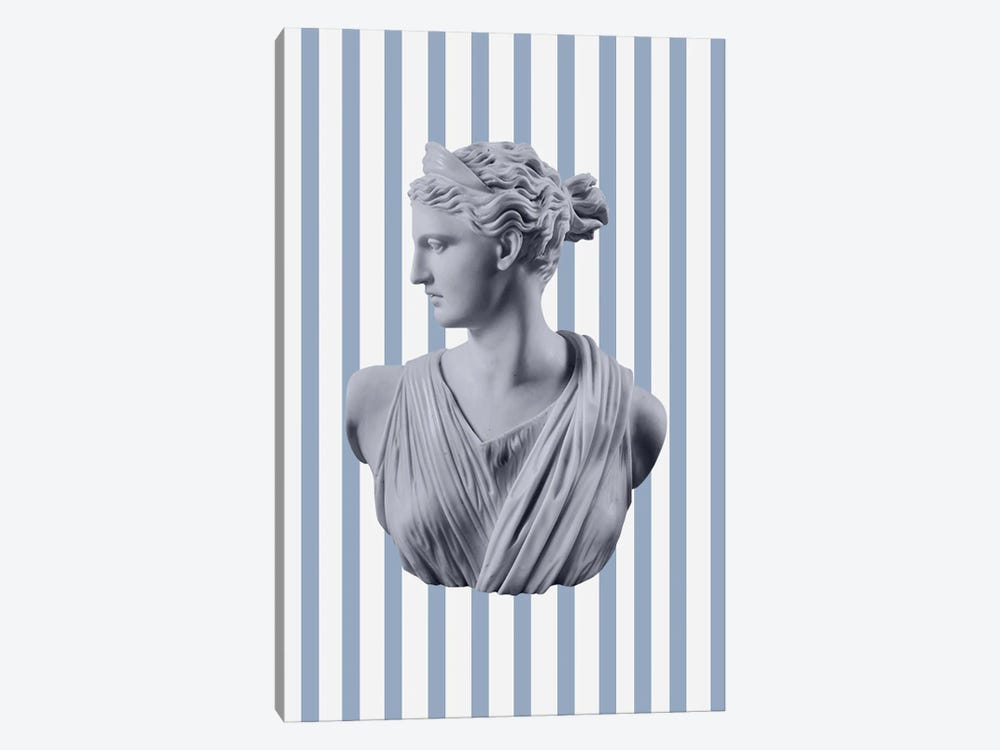 Striped Artemis Goddess by Grace Digital Art Co 1-piece Canvas Print
