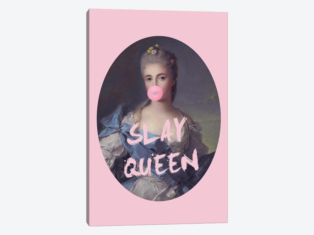 Pink Bubble-Gum Slay Queen by Grace Digital Art Co 1-piece Canvas Print