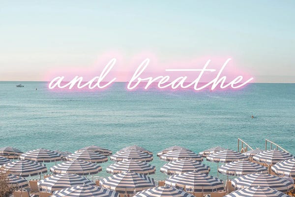 Grace Digital Art Co: Neon Beach by Grace Digital Art Co