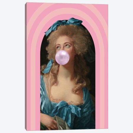 Pink Arch Lady Canvas Print #RAB594} by Grace Digital Art Co Canvas Print