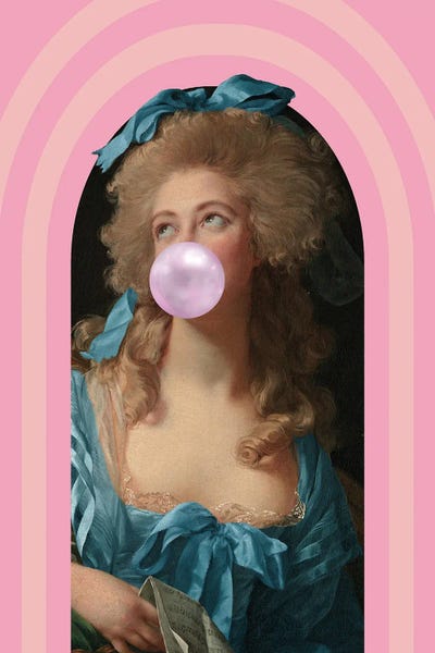 Grace Digital Art Co: Pink Arch Lady by Grace Digital Art Co