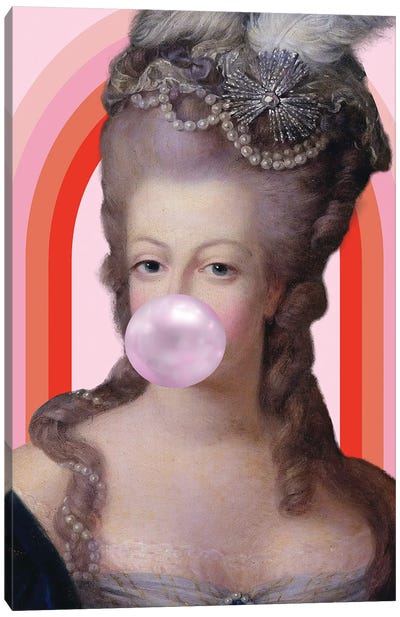 Marie-Antoinette Pink Arch Canvas Art Print - Grace Digital Art Co