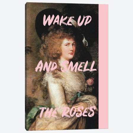 Smell The Roses Canvas Print #RAB71} by Grace Digital Art Co Art Print