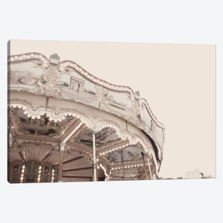 Carousel Belle Epoque Pale Canvas Print #RAB77} by Grace Digital Art Co Canvas Wall Art