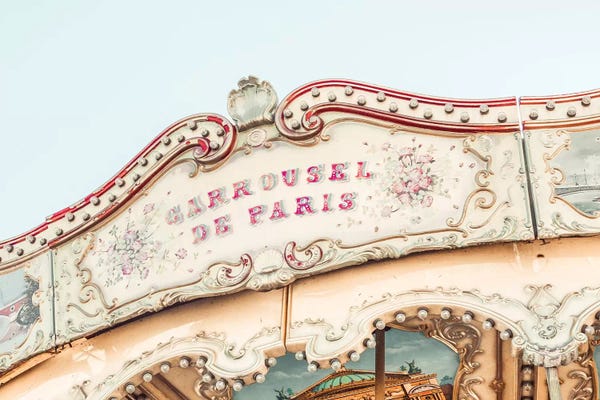 Amusement Parks: Carousel Dreams by Grace Digital Art Co