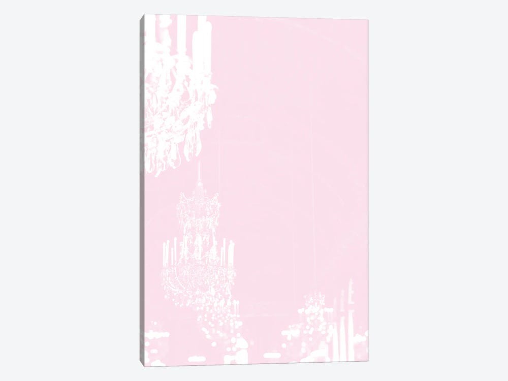 Chandelier Pastel Pink by Grace Digital Art Co 1-piece Canvas Artwork