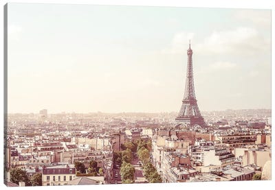 Paris Eiffel Tower Canvas Art Print - Grace Digital Art Co