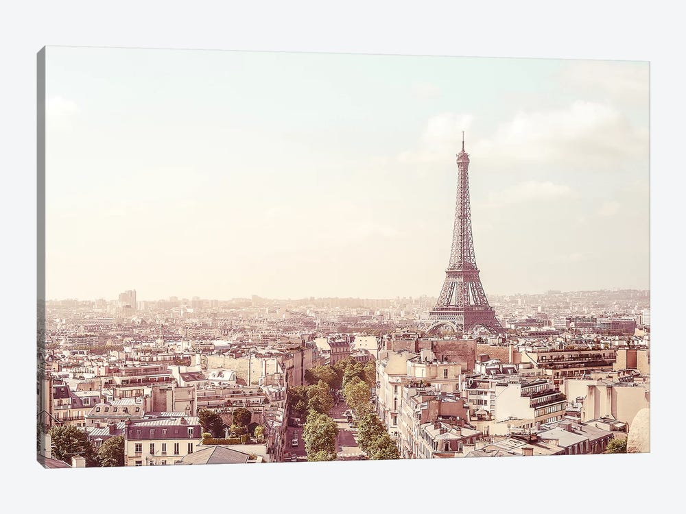 Paris Eiffel Tower by Grace Digital Art Co 1-piece Canvas Print