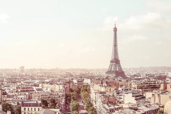 Grace Digital Art Co: Paris Eiffel Tower by Grace Digital Art Co