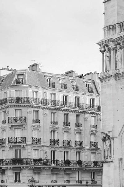 Notre Dame Cathedral: Paris Notre Dame Café II by Grace Digital Art Co