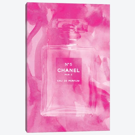 Pink Perfume Canvas Print #RAB90} by Grace Digital Art Co Canvas Print