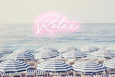 Riviera Neon by Grace Digital Art Co canvas print