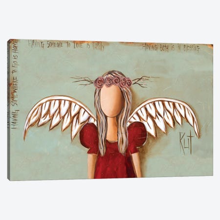 A Blessing Canvas Print #RAC10} by Ruth's Angels Canvas Art