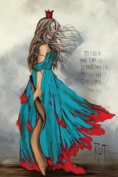 Typography: Because Your Love by Ruth's Angels