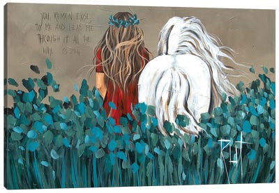 You Remain Close Canvas Art Print - Farm Animal Art