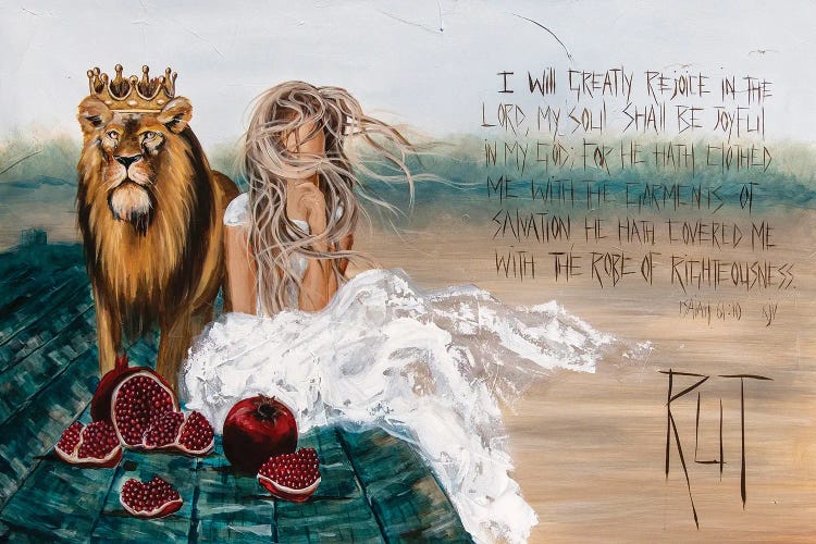 I Will Greatly Rejoice by Ruth's Angels wall art
