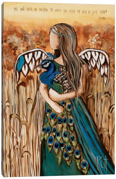 You Will Seek Canvas Art Print - Ruth's Angels