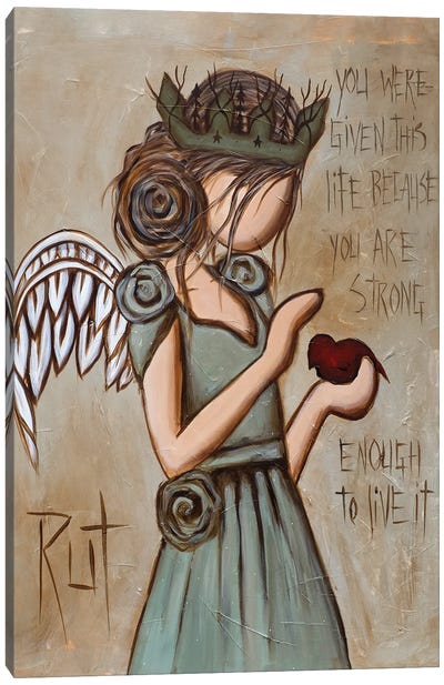 Strong Enough Canvas Art Print - Ruth's Angels