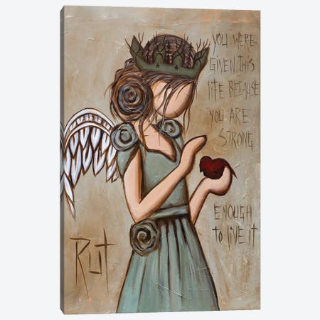 Strong Enough Canvas Print #RAC14} by Ruth's Angels Art Print