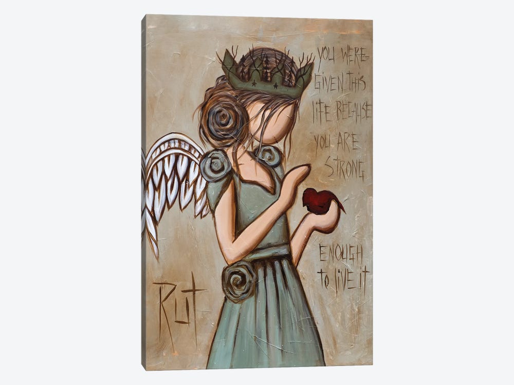 Strong Enough by Ruth's Angels 1-piece Canvas Art