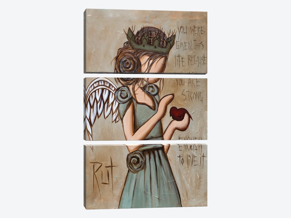 Strong Enough by Ruth's Angels 3-piece Canvas Art