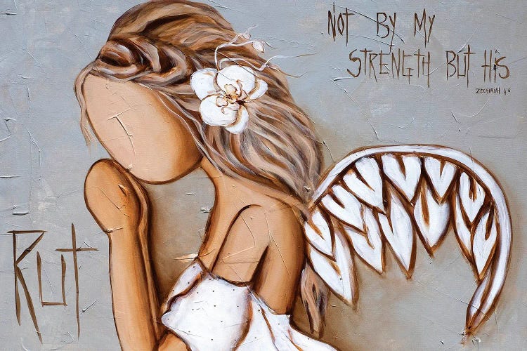 Not By My Strength by Ruth's Angels wall art