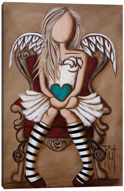 Colette Canvas Art Print - Angel Art