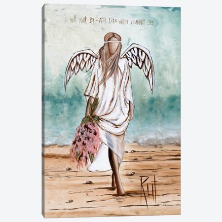 Walk By Faith Canvas Print #RAC25} by Ruth's Angels Canvas Art