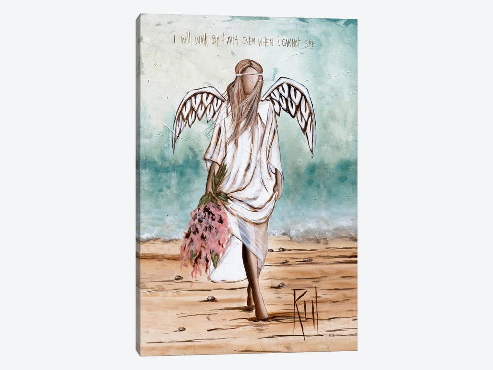 Walk By Faith by Ruth's Angels 1-piece Canvas Artwork