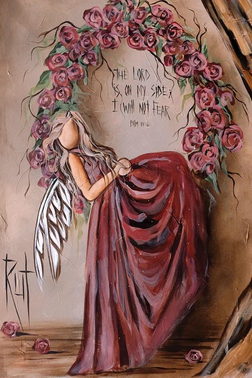 The Lord Is On My Side by Ruth's Angels wall art