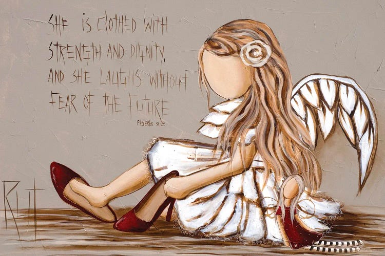 She Is Clothed With by Ruth's Angels wall art