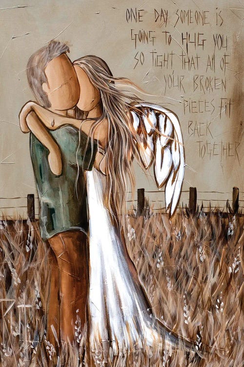 One Day Someone by Ruth's Angels wall art