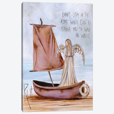 Don't Stay In The Boat Canvas Print #RAC35} by Rut Art Creations Canvas Print