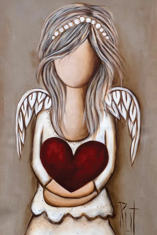 Girl Holding Red Heart