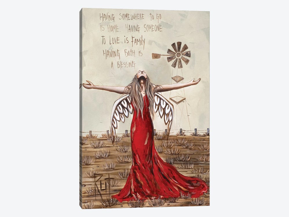 Having Somewhere To Go by Ruth's Angels 1-piece Canvas Print