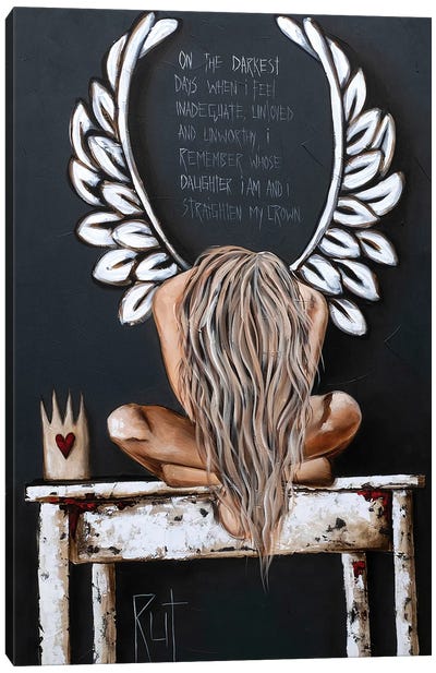 On The Darkest Days Canvas Art Print - Most Gifted Prints