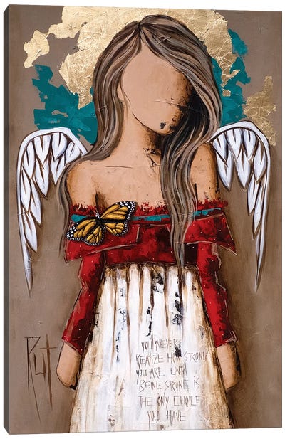You Never Realize Canvas Art Print - Butterfly Art