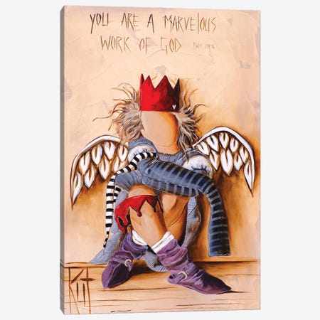 You Are Marvelous Canvas Print #RAC46} by Ruth's Angels Canvas Artwork