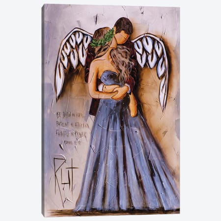 Be Joyful In Hope Canvas Print #RAC50} by Ruth's Angels Canvas Artwork