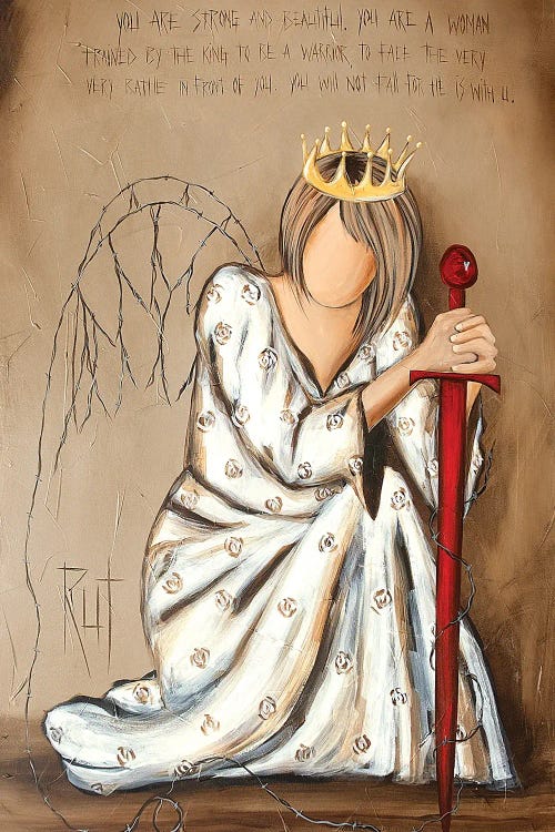 You Are Strong And Beautiful by Ruth's Angels wall art