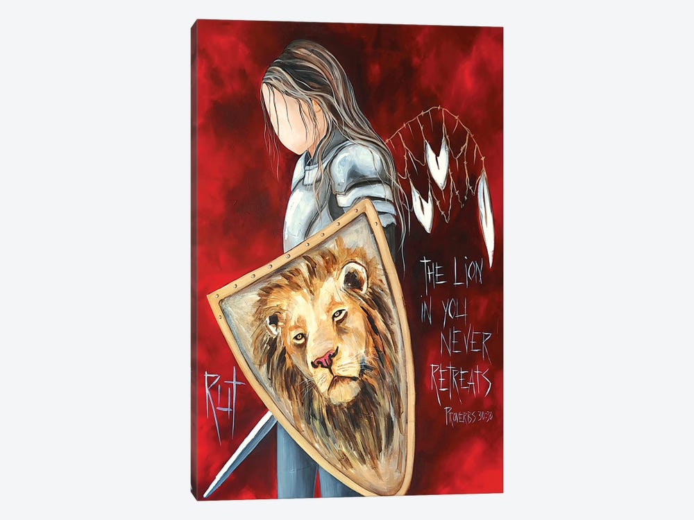The Lion In You by Ruth's Angels 1-piece Canvas Wall Art