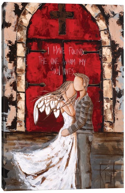 I Have Found The One Canvas Art Print - Red Passion
